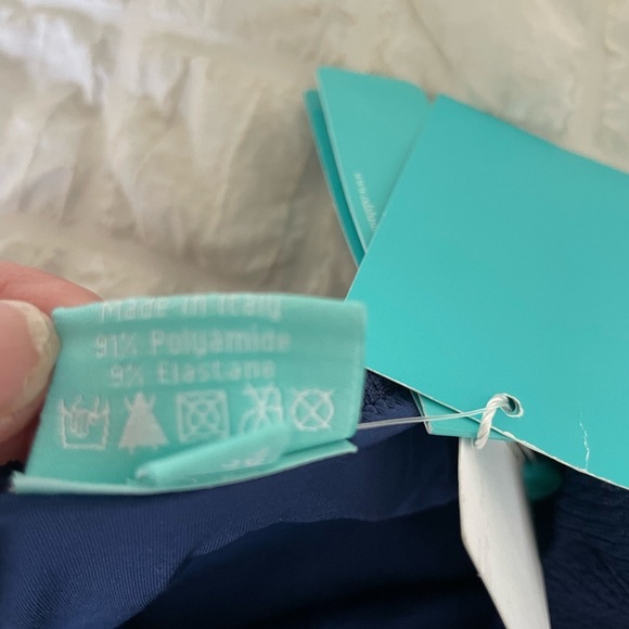 Melissa Odabash Hampton navy ridges high waist bikini bottom - Picture 10 of 13